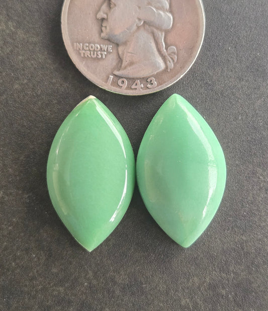 Lucin Variscite Cabochon Set of 2 - lot 3