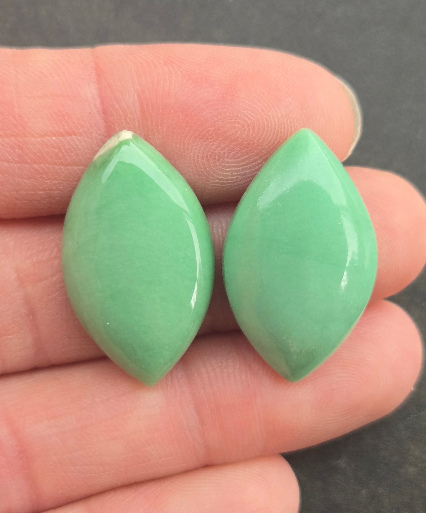 Lucin Variscite Cabochon Set of 2 - lot 3