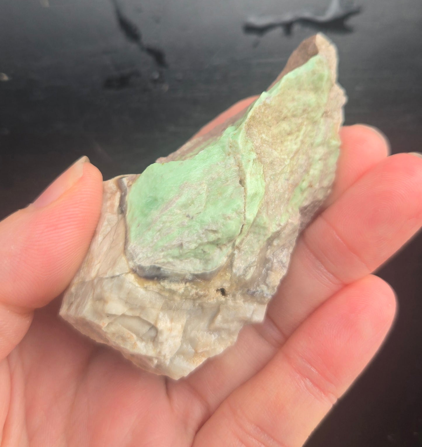 Lucin Variscite Rough for cabbing - Natural Utah Variscite- 240 gram lot