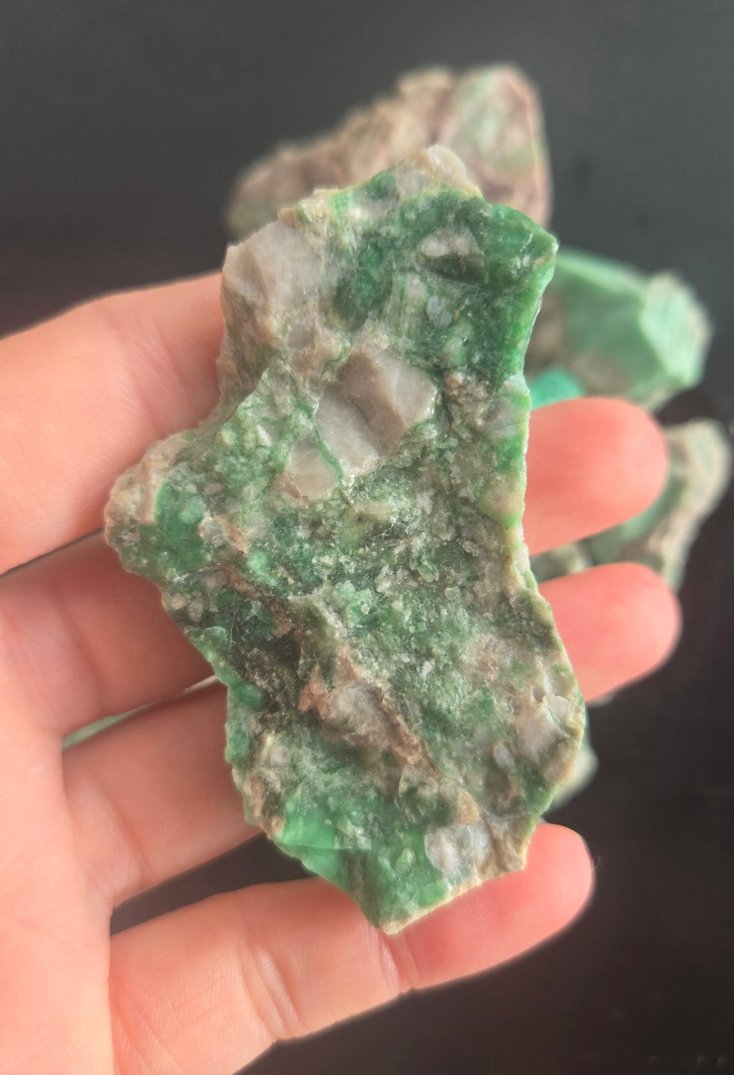 Lucin Variscite Rough for cabbing - Natural Utah Variscite- 250 gram lot