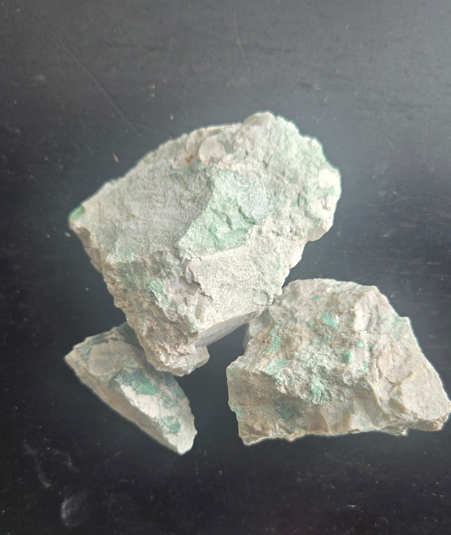 Lucin Variscite Rough for cabbing - Natural Utah Variscite- 255 gram lot