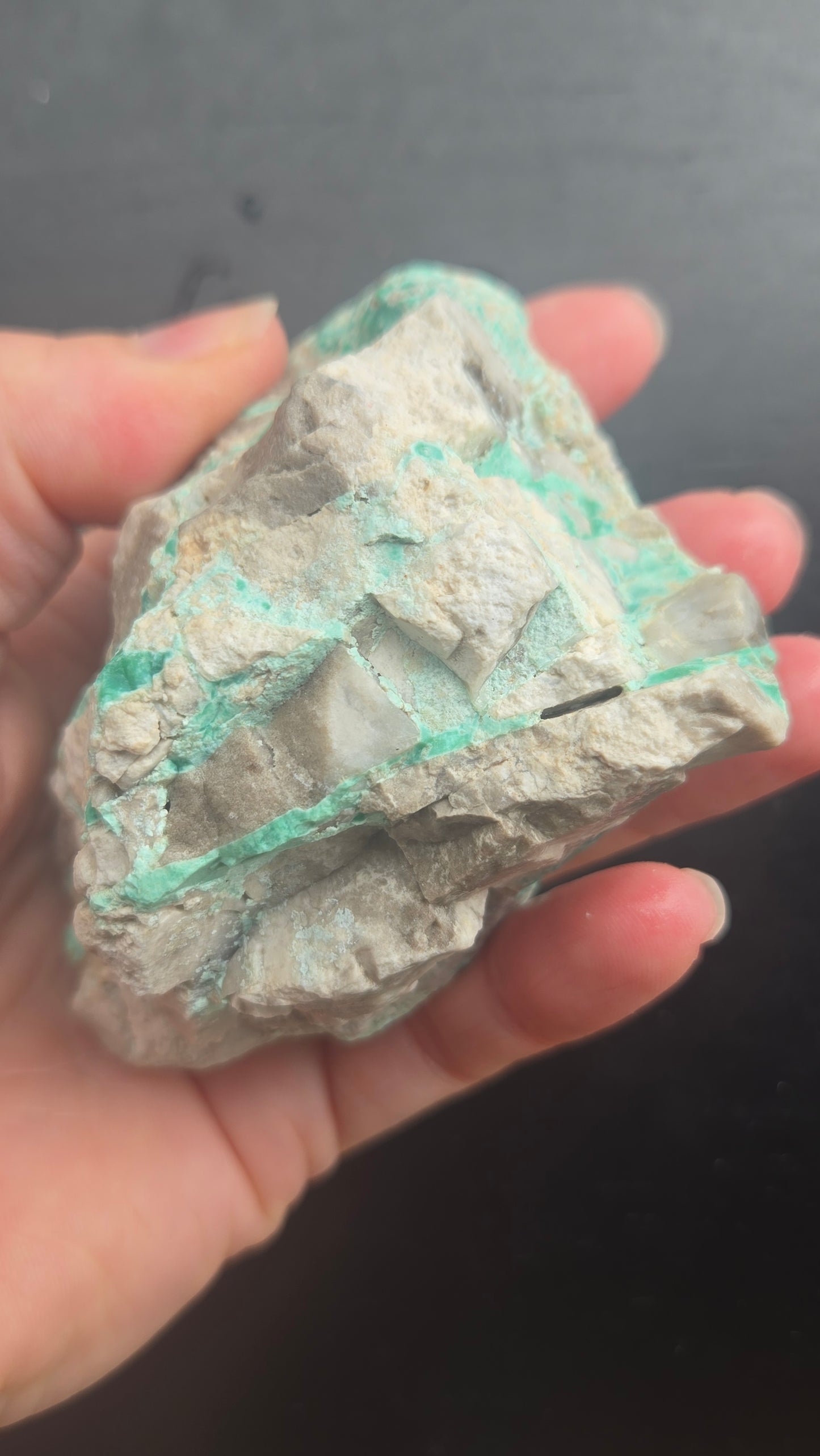 Lucin Variscite Rough for cabbing - Natural Utah Variscite- 245 grams