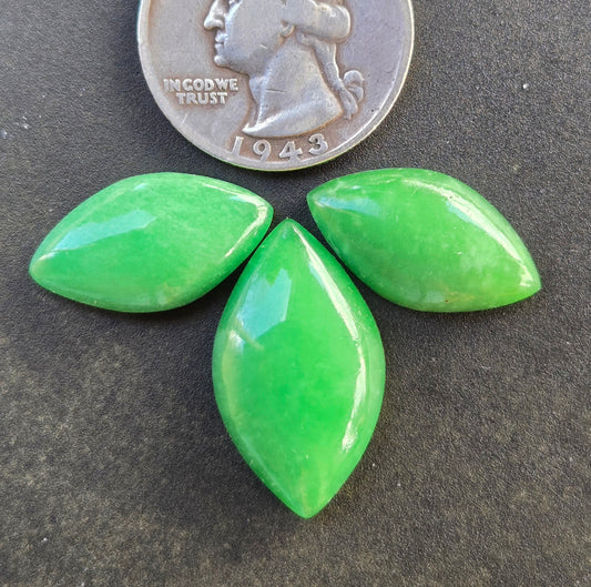 Lucin Variscite Cabochon Set of 3 - lot 2
