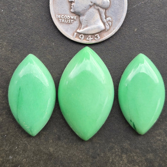Lucin Variscite Cabochon Set of 3 - lot 1