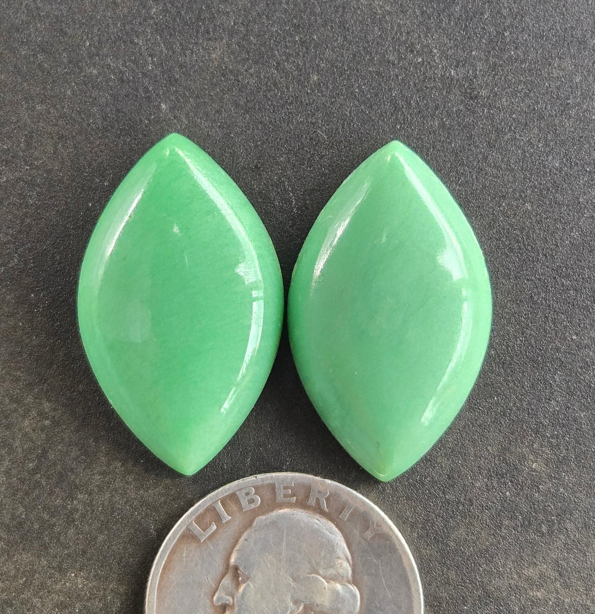 Lucin Variscite Cabochon Set of 2 - lot 4