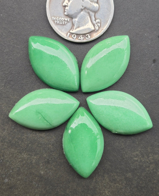 Lucin Variscite Cabochon Set of 5 - lot 3