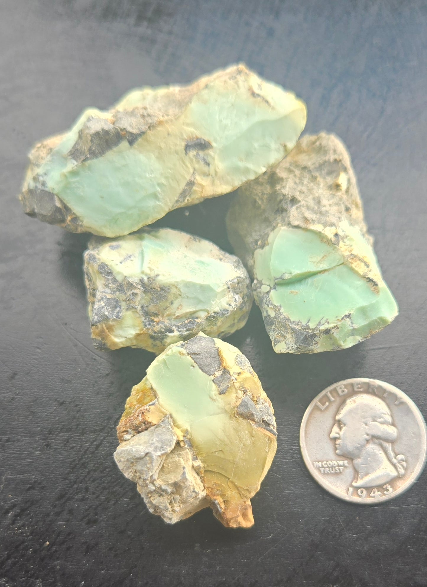 Gecko Variscite rough for cabbing -Natural Nevada Variscite- 112 grams lot 2
