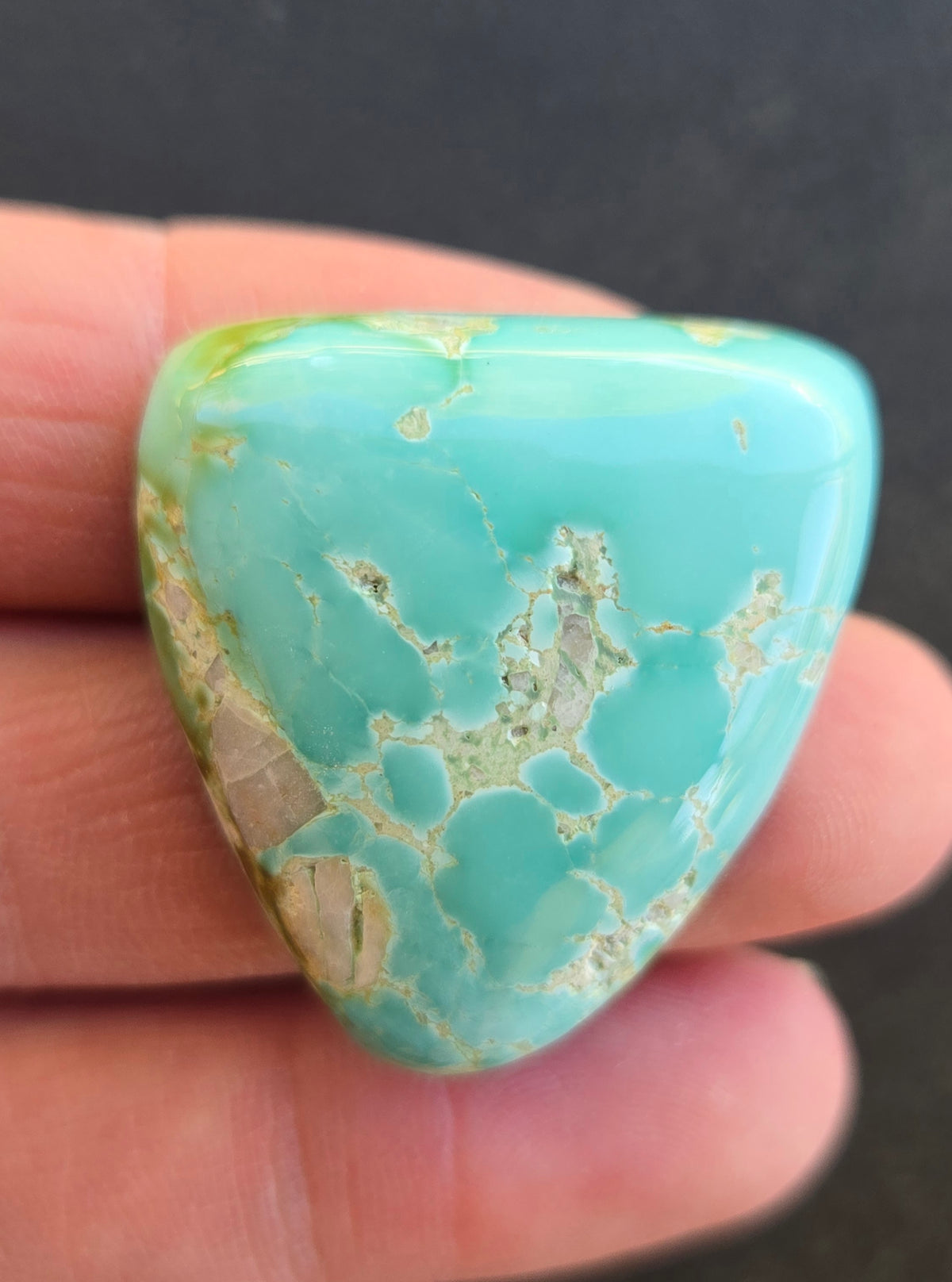 Natural Royston Easter Blue Mine Turquoise Cabochon
