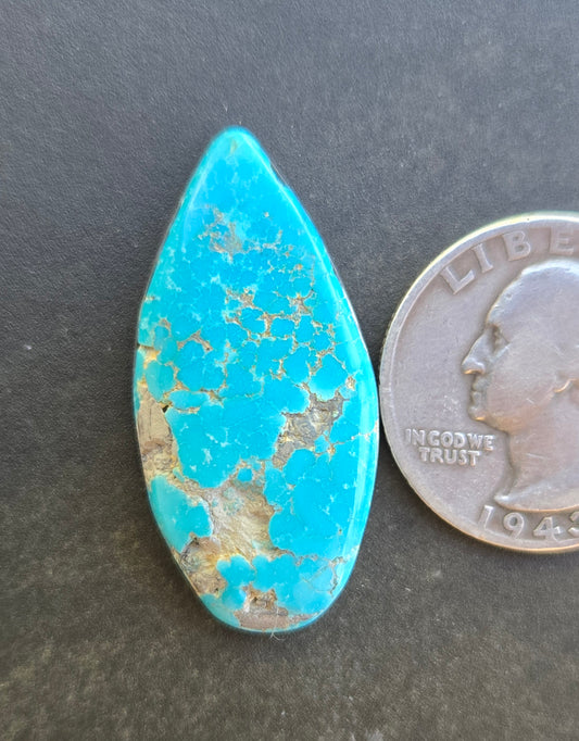 Natural Indian Mountain Turquoise Cabochon