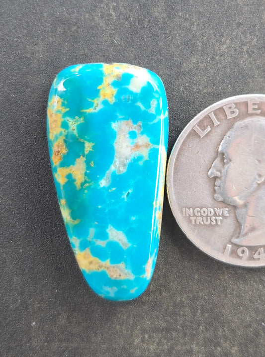 Golden Phoenix Turquoise (Hardy Pit) Cabochon
