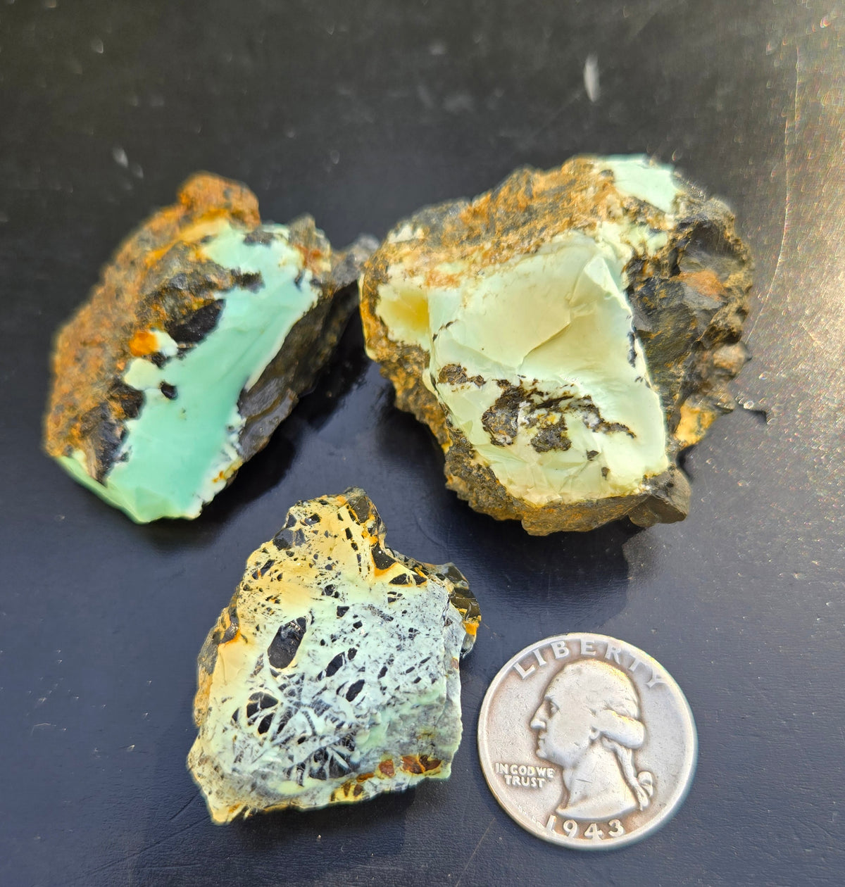 Gecko Variscite rough for cabbing -Natural Nevada Variscite- 100 grams lot 5