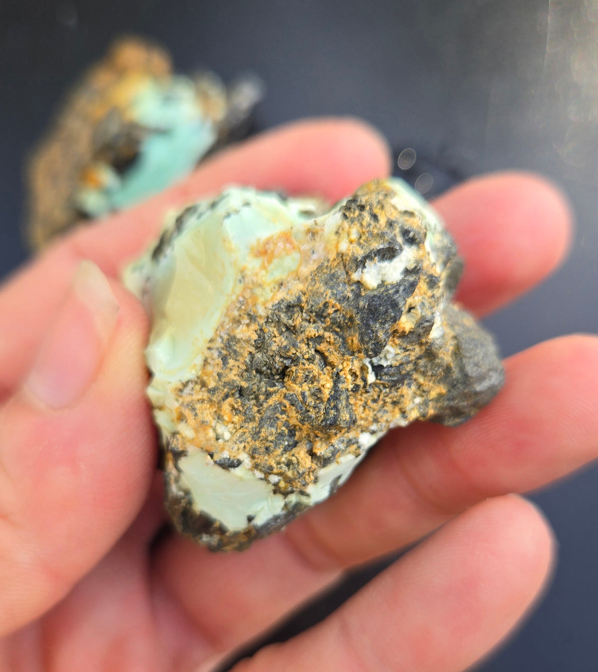 Gecko Variscite rough for cabbing -Natural Nevada Variscite- 100 grams lot 5