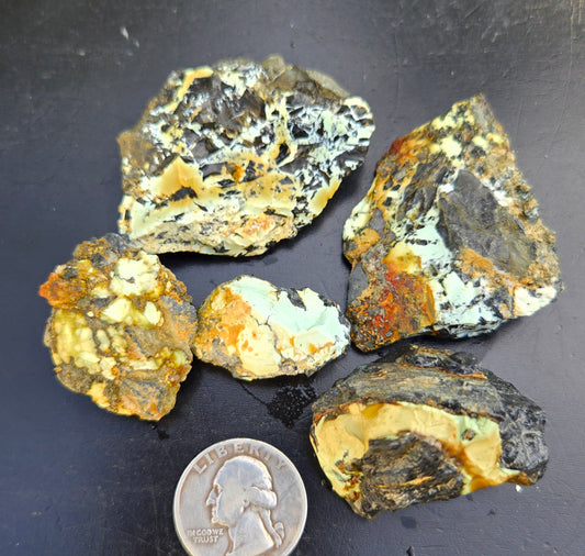 Gecko Variscite rough for cabbing -Natural Nevada Variscite- 100 grams lot 7