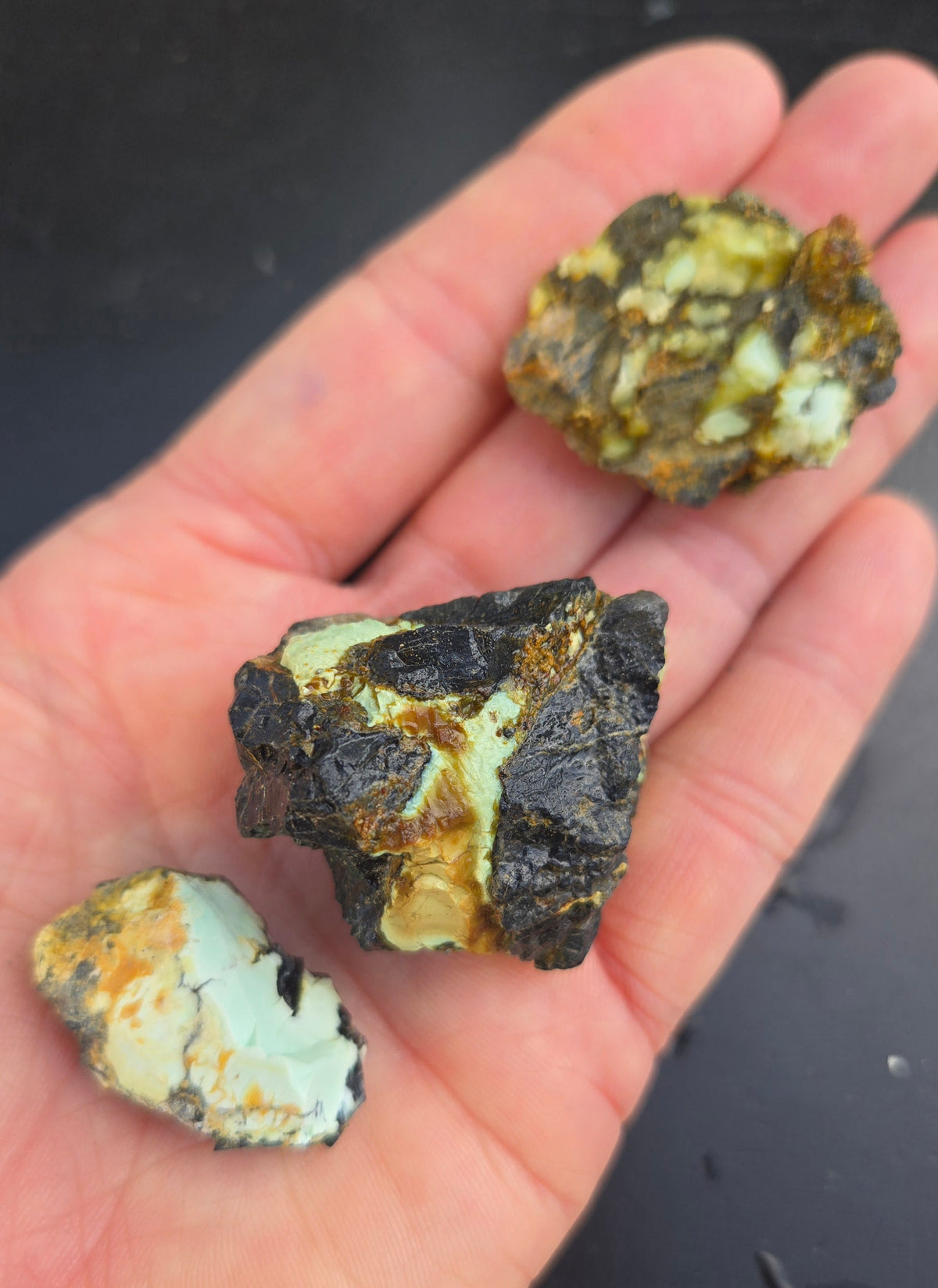 Gecko Variscite rough for cabbing -Natural Nevada Variscite- 100 grams lot 7