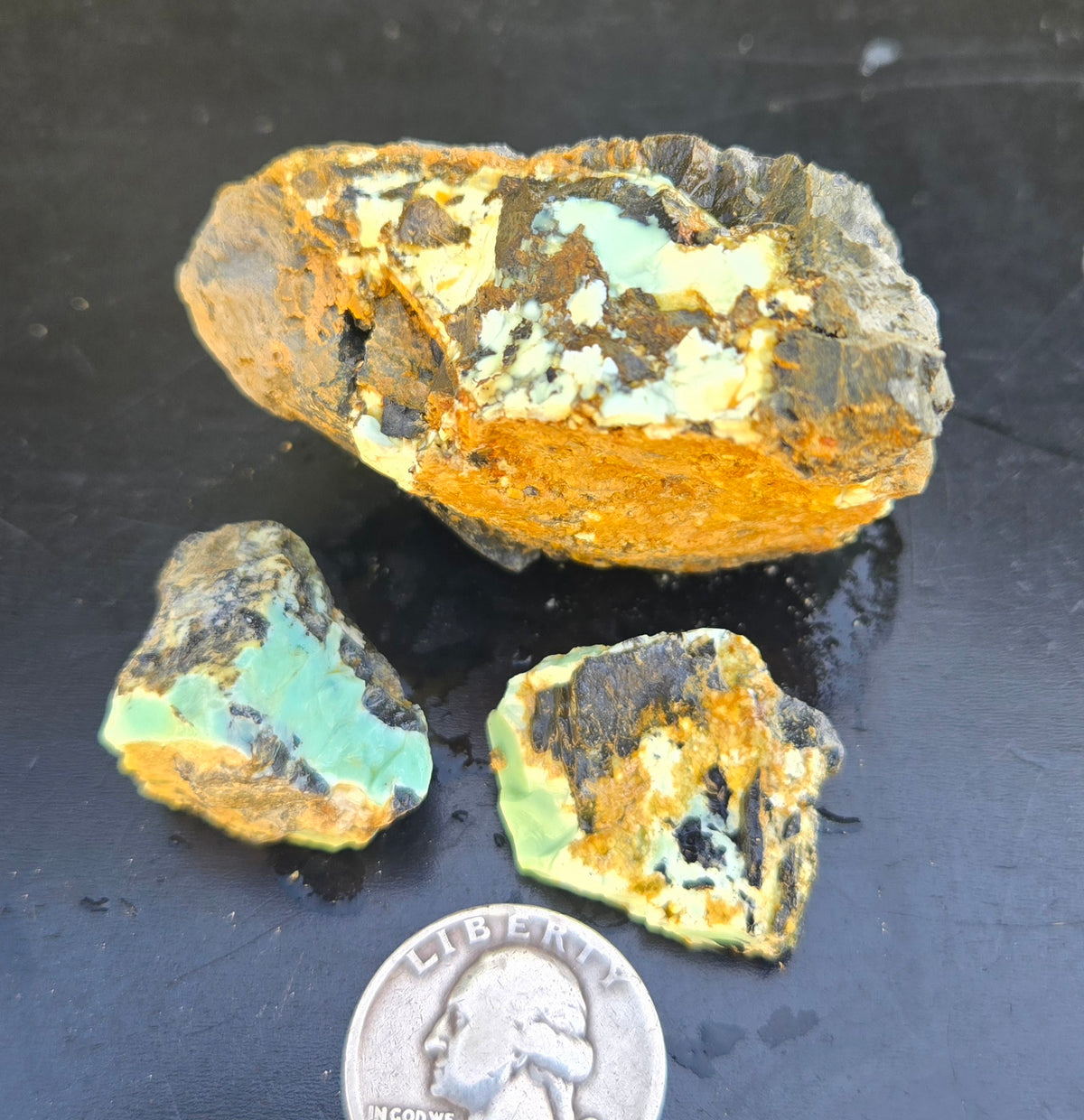 Gecko Variscite rough for cabbing -Natural Nevada Variscite- 100 grams lot 9