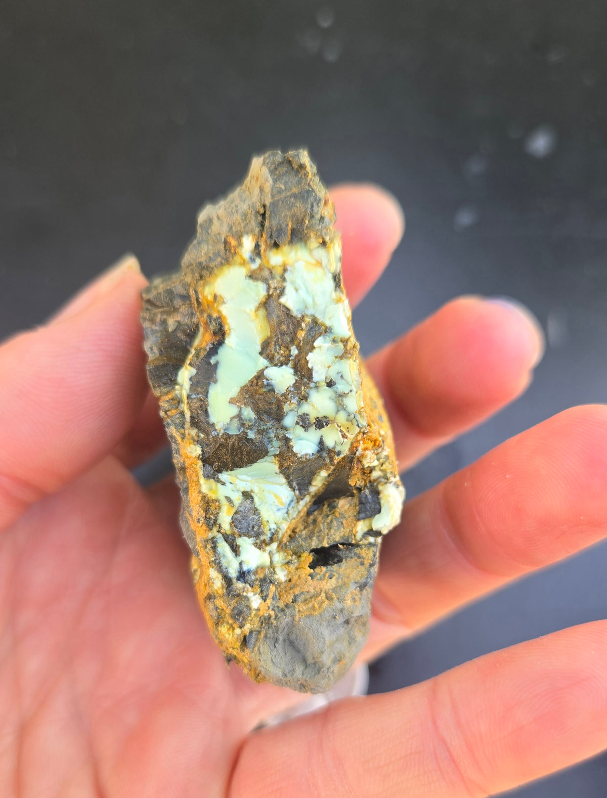 Gecko Variscite rough for cabbing -Natural Nevada Variscite- 100 grams lot 9