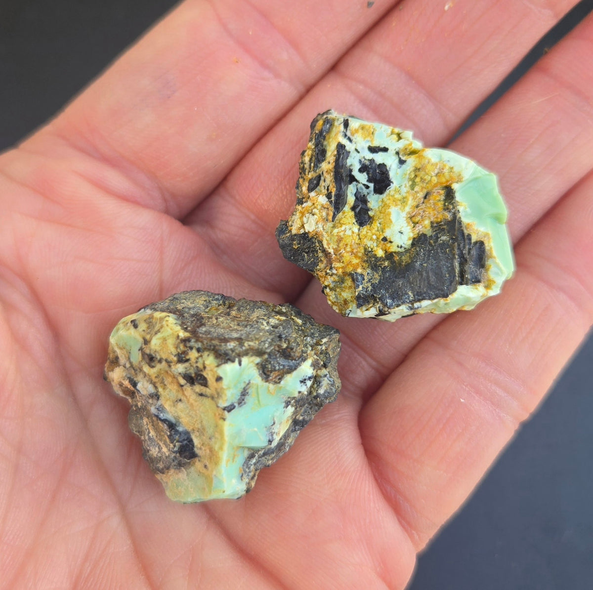 Gecko Variscite rough for cabbing -Natural Nevada Variscite- 100 grams lot 9