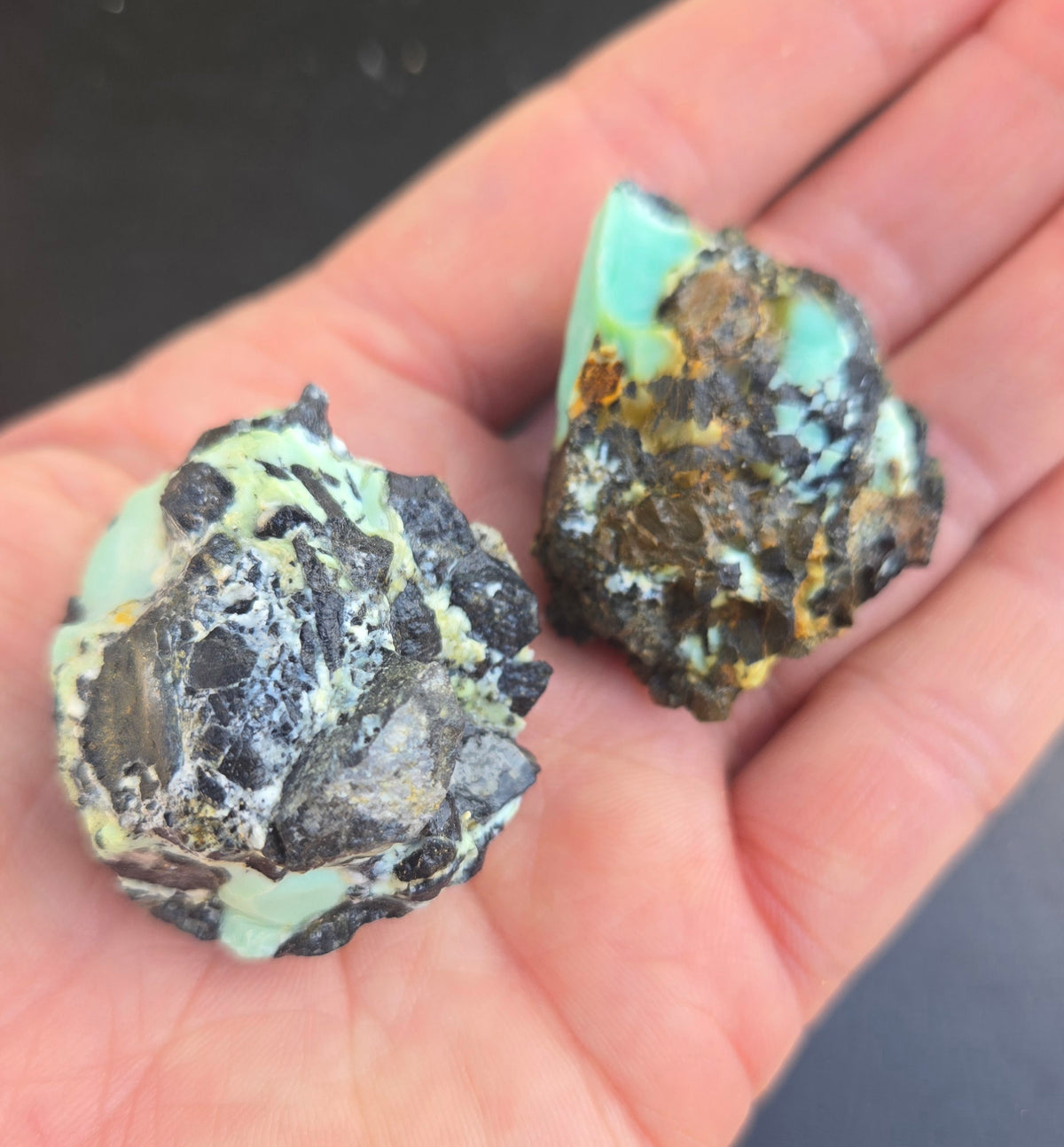 Gecko Variscite rough for cabbing -Natural Nevada Variscite- 100 grams lot 11