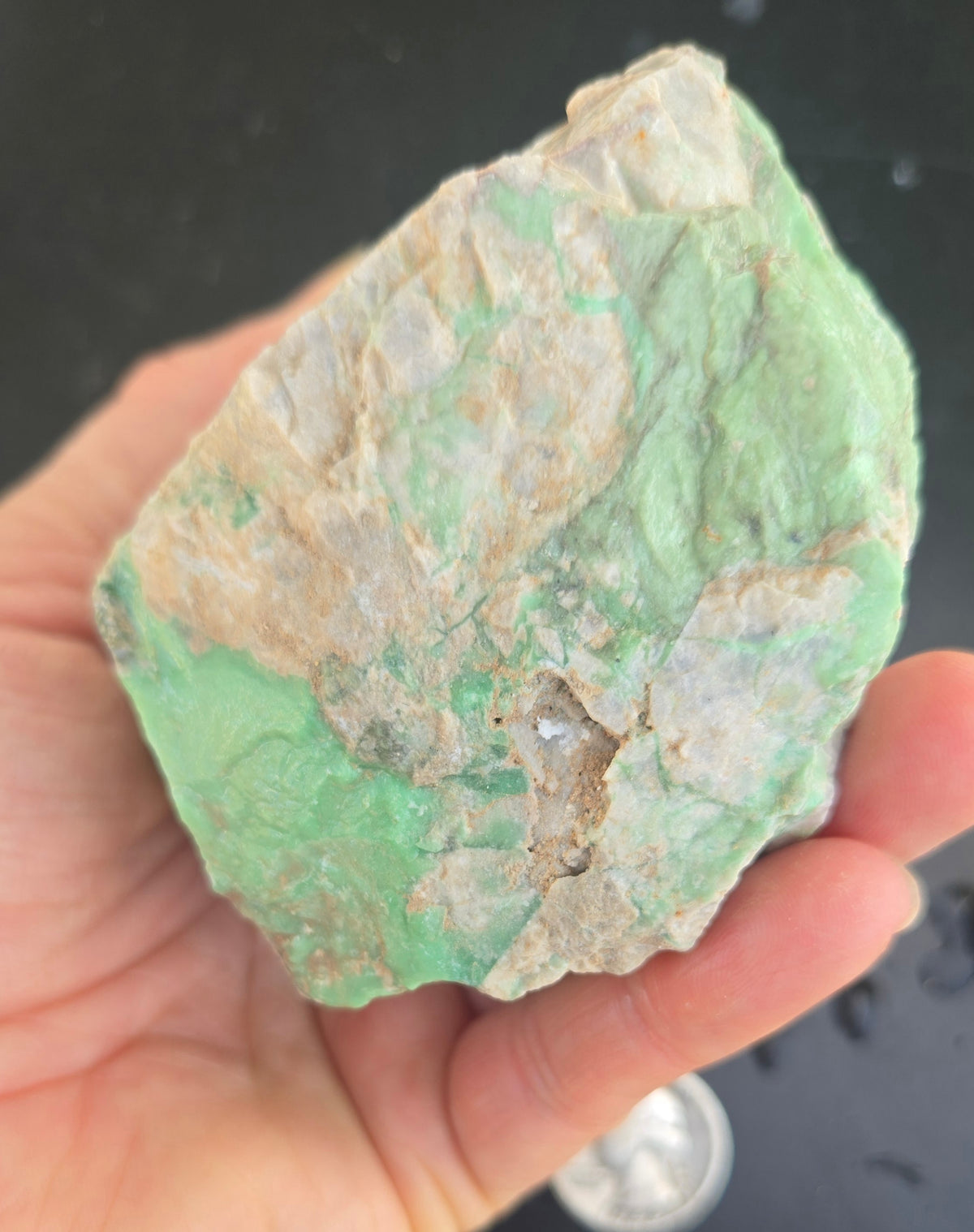 Lucin Variscite Rough for cabbing - Natural Utah Variscite- 480 gram lot