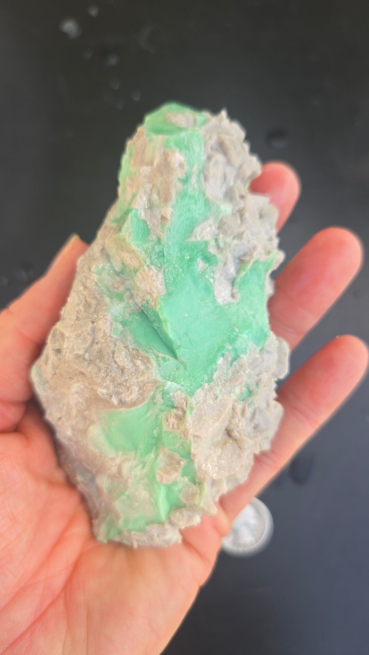 Lucin Variscite Rough for cabbing - Natural Utah Variscite- 460 gram lot
