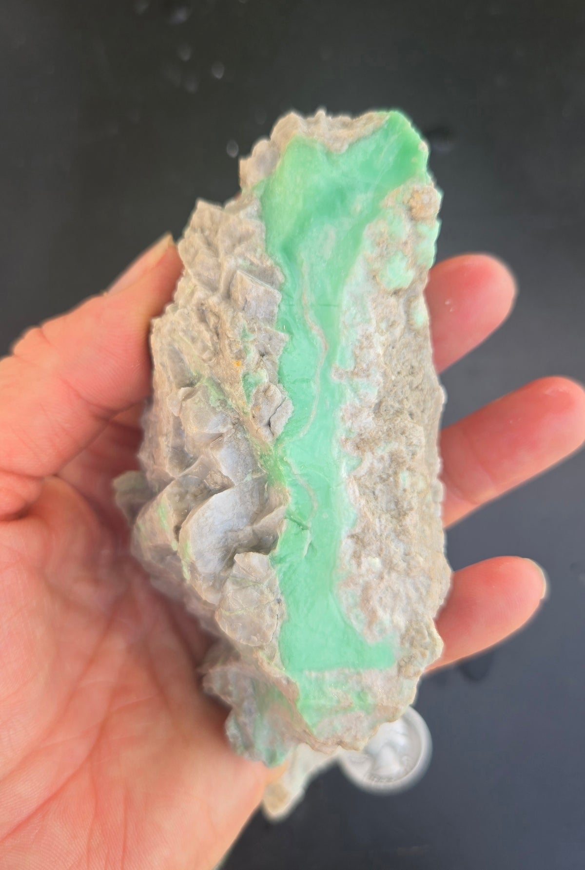 Lucin Variscite Rough for cabbing - Natural Utah Variscite- 460 gram lot