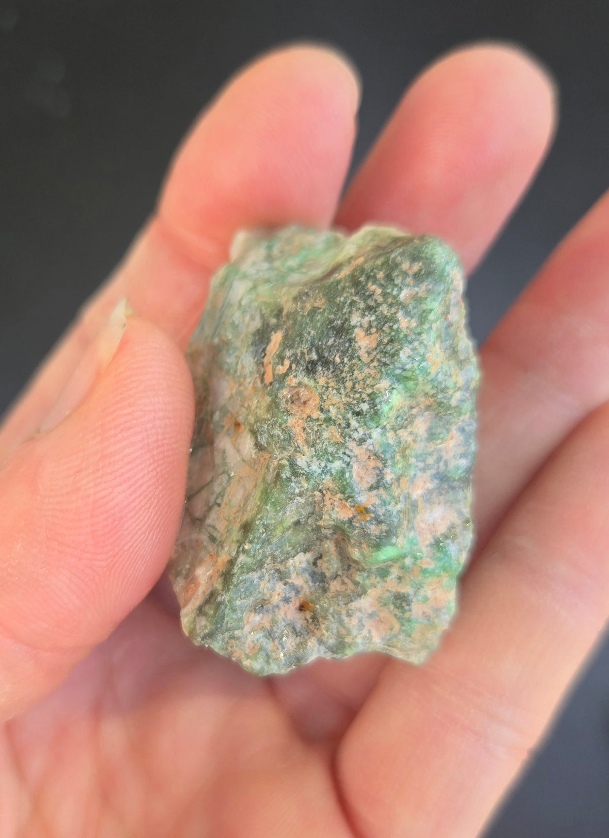 Lucin Variscite Rough for cabbing - Natural Utah Variscite- 465 gram lot