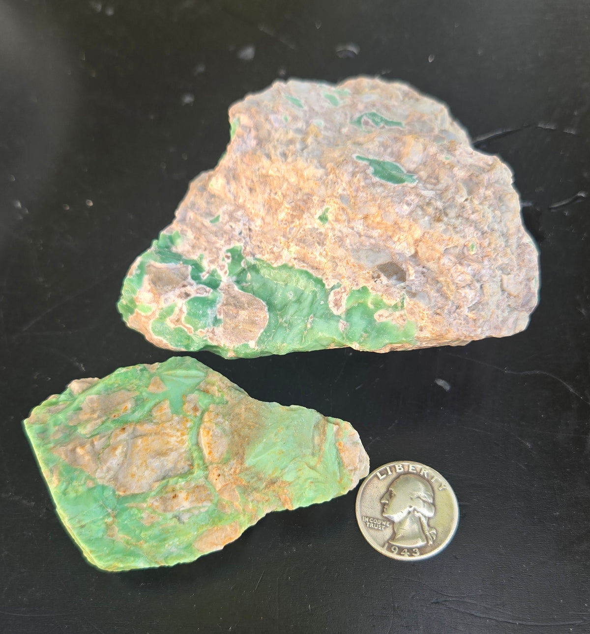 Lucin Variscite Rough for cabbing - Natural Utah Variscite- 470 gram lot