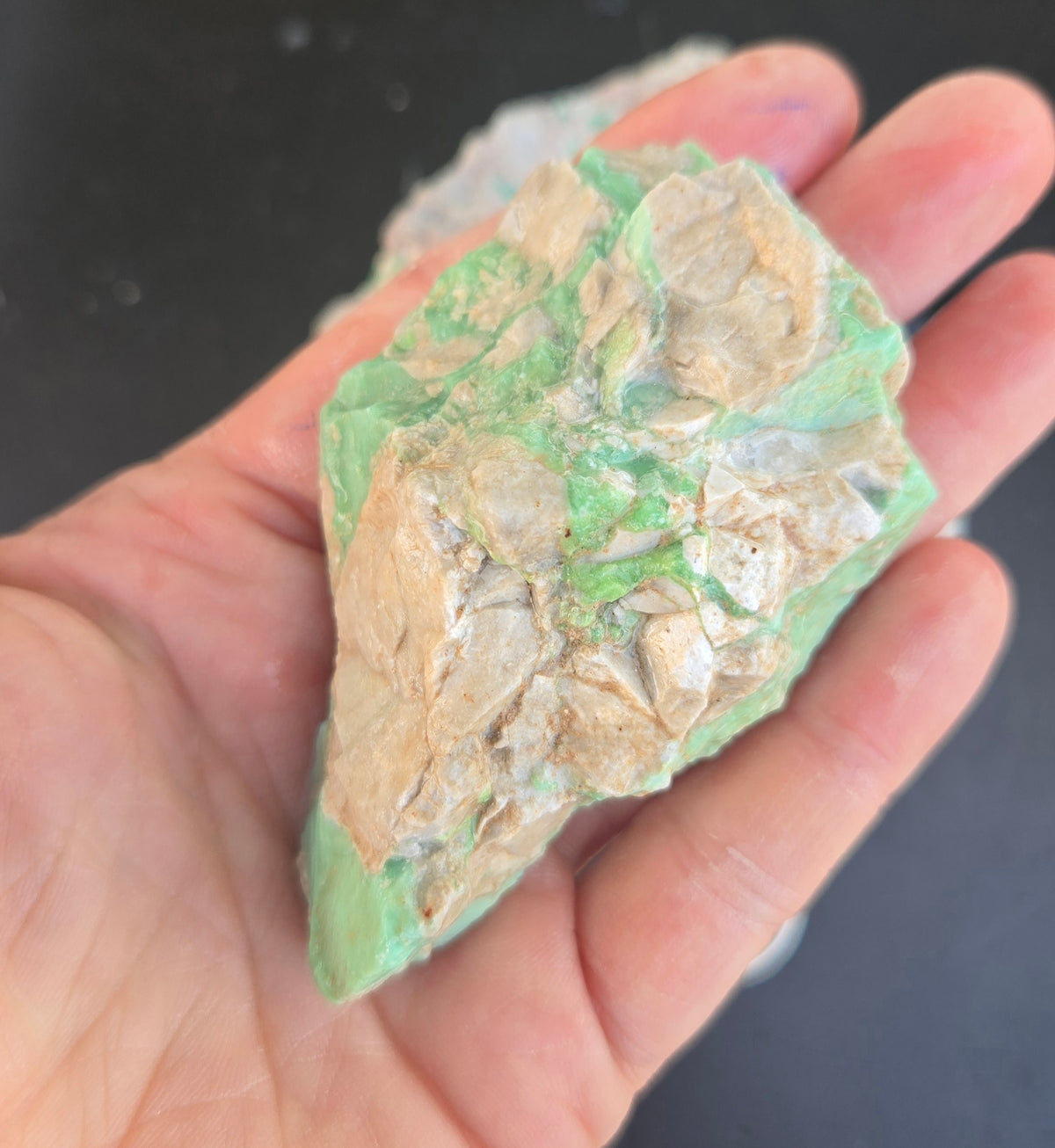 Lucin Variscite Rough for cabbing - Natural Utah Variscite- 470 gram lot