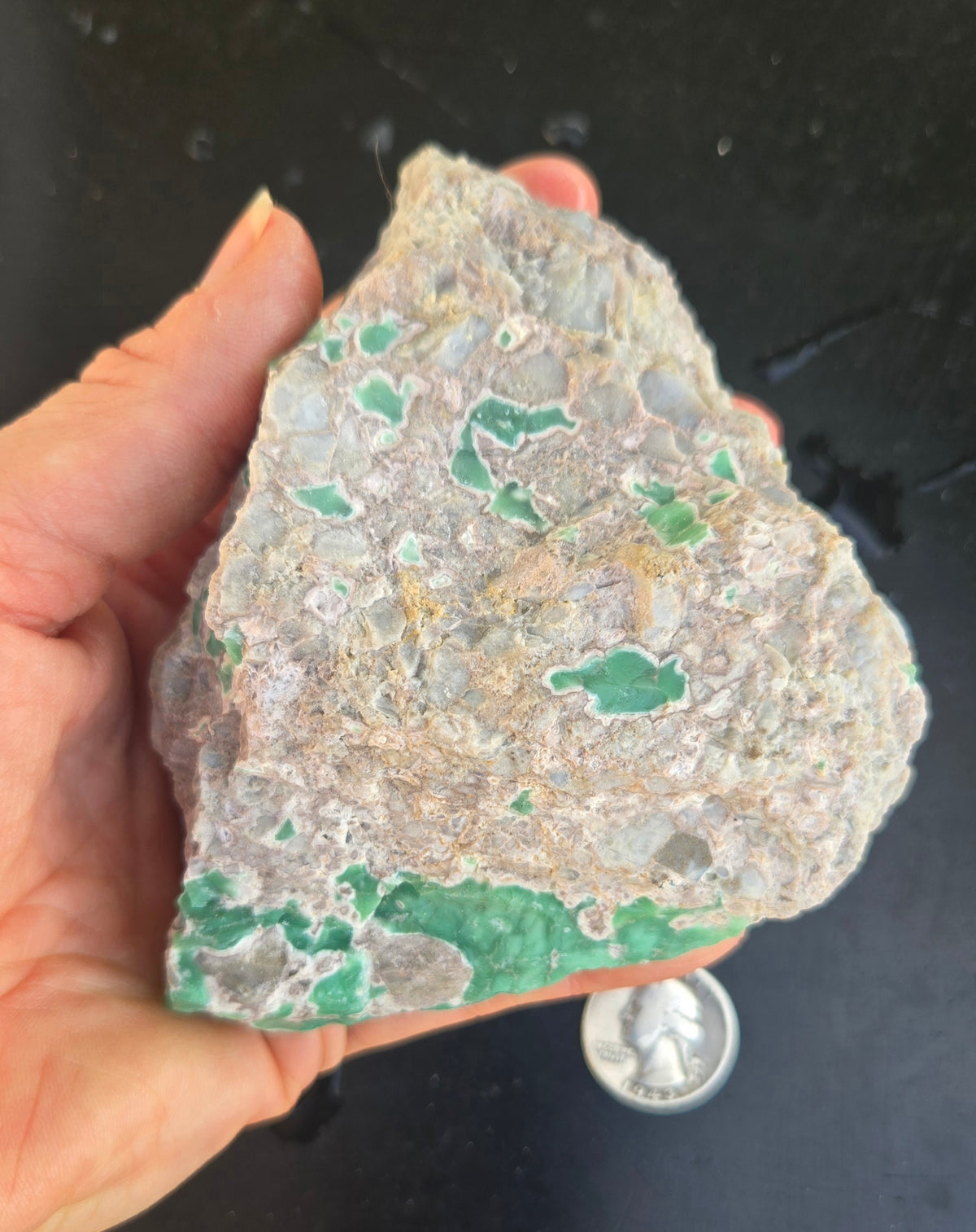 Lucin Variscite Rough for cabbing - Natural Utah Variscite- 470 gram lot