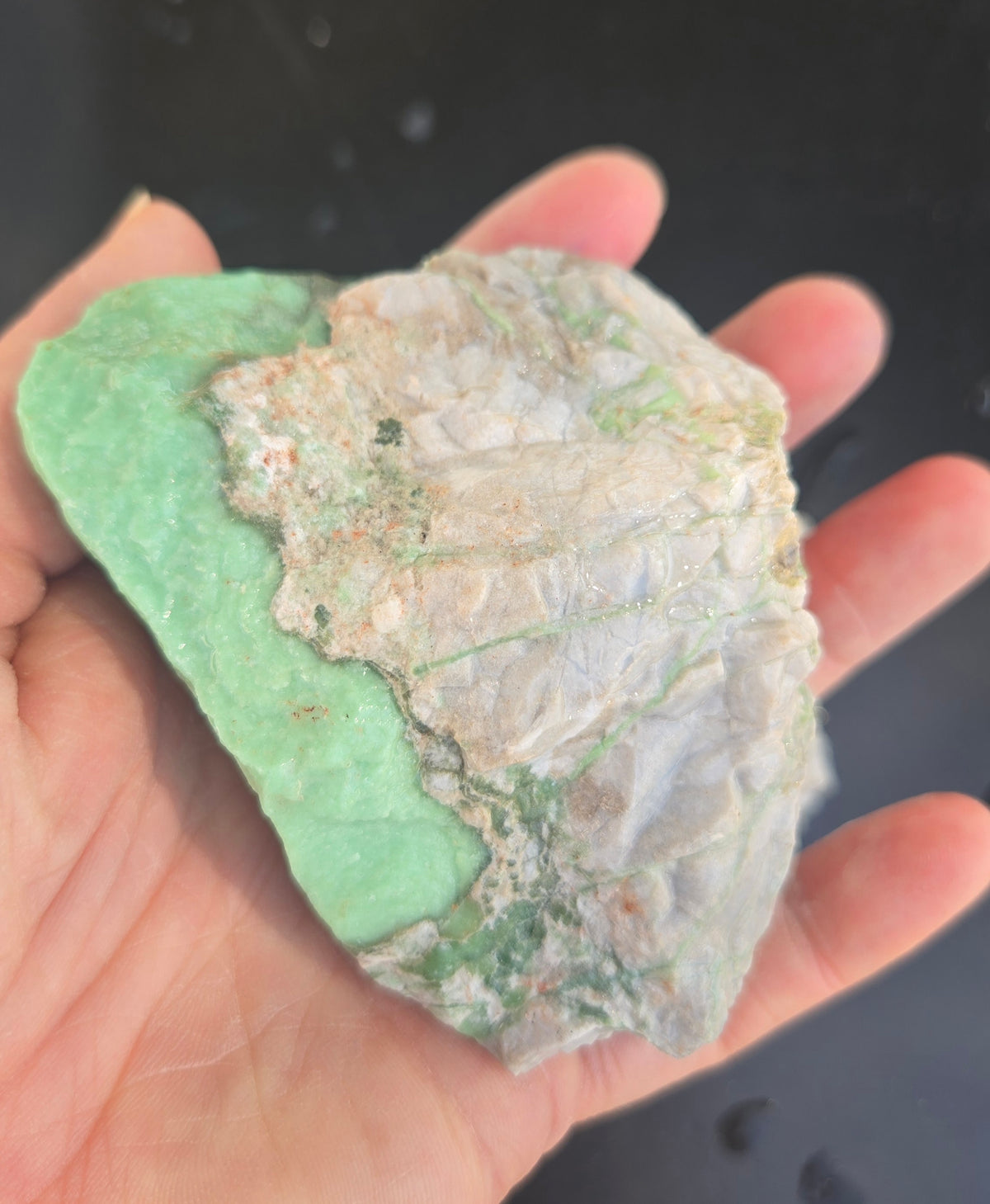 Lucin Variscite Rough for cabbing - Natural Utah Variscite- 475 gram lot