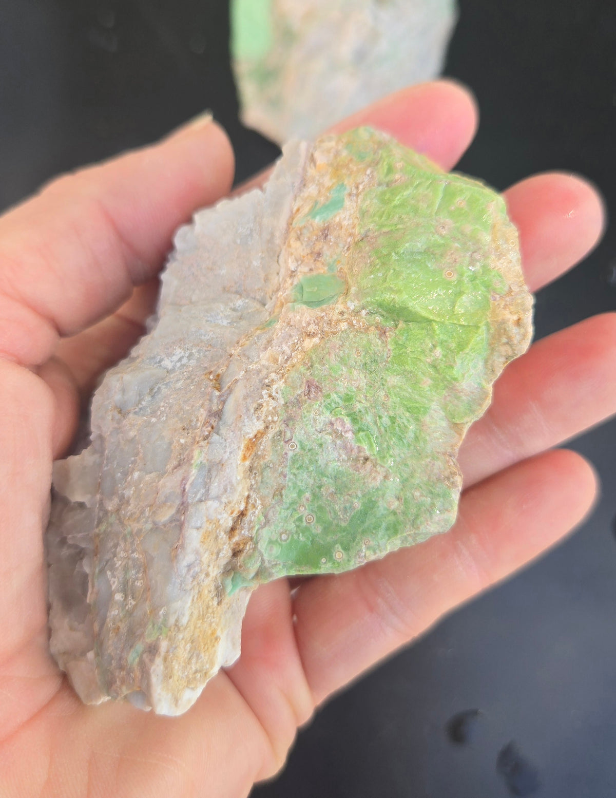 Lucin Variscite Rough for cabbing - Natural Utah Variscite- 475 gram lot