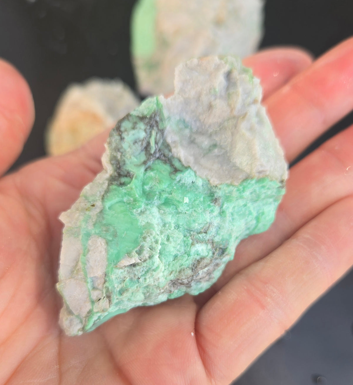 Lucin Variscite Rough for cabbing - Natural Utah Variscite- 475 gram lot