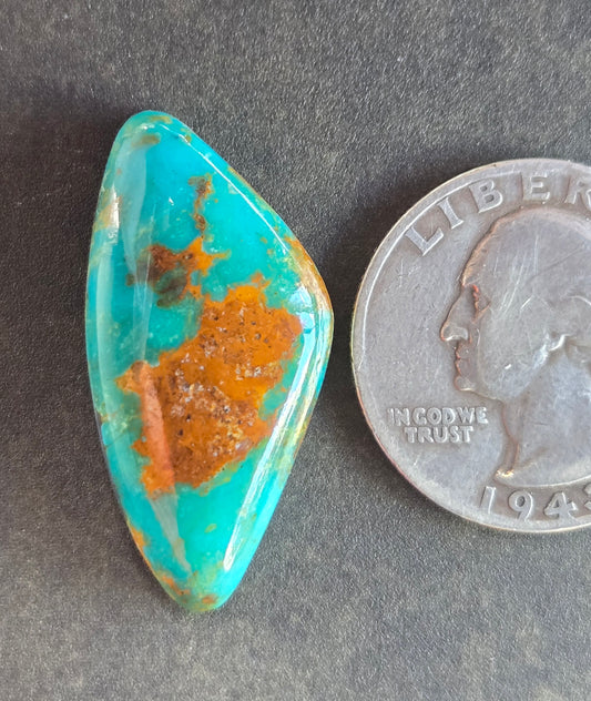 Golden Phoenix Turquoise (Hardy Pit) Cabochon