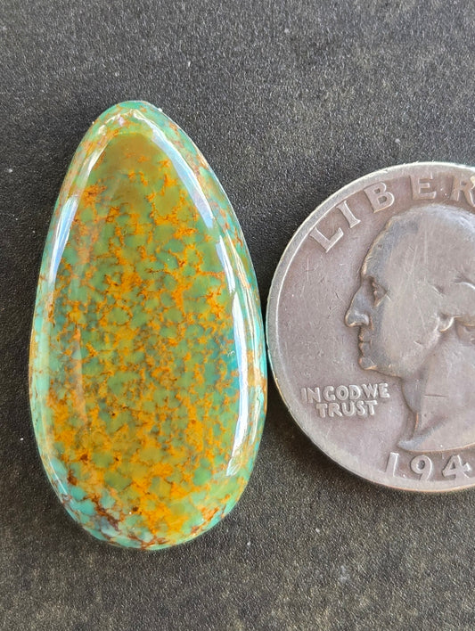 AAA Kingman Polychrome Ceremonial Turquoise Cabochon