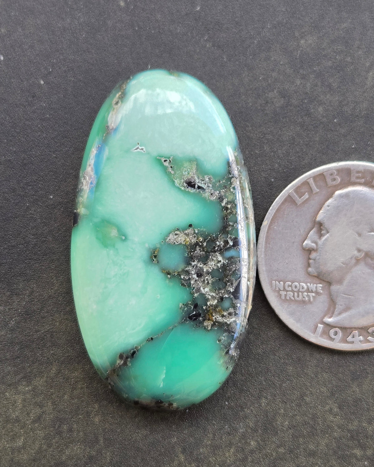 Ackerman Canyon Variscite Cabochon
