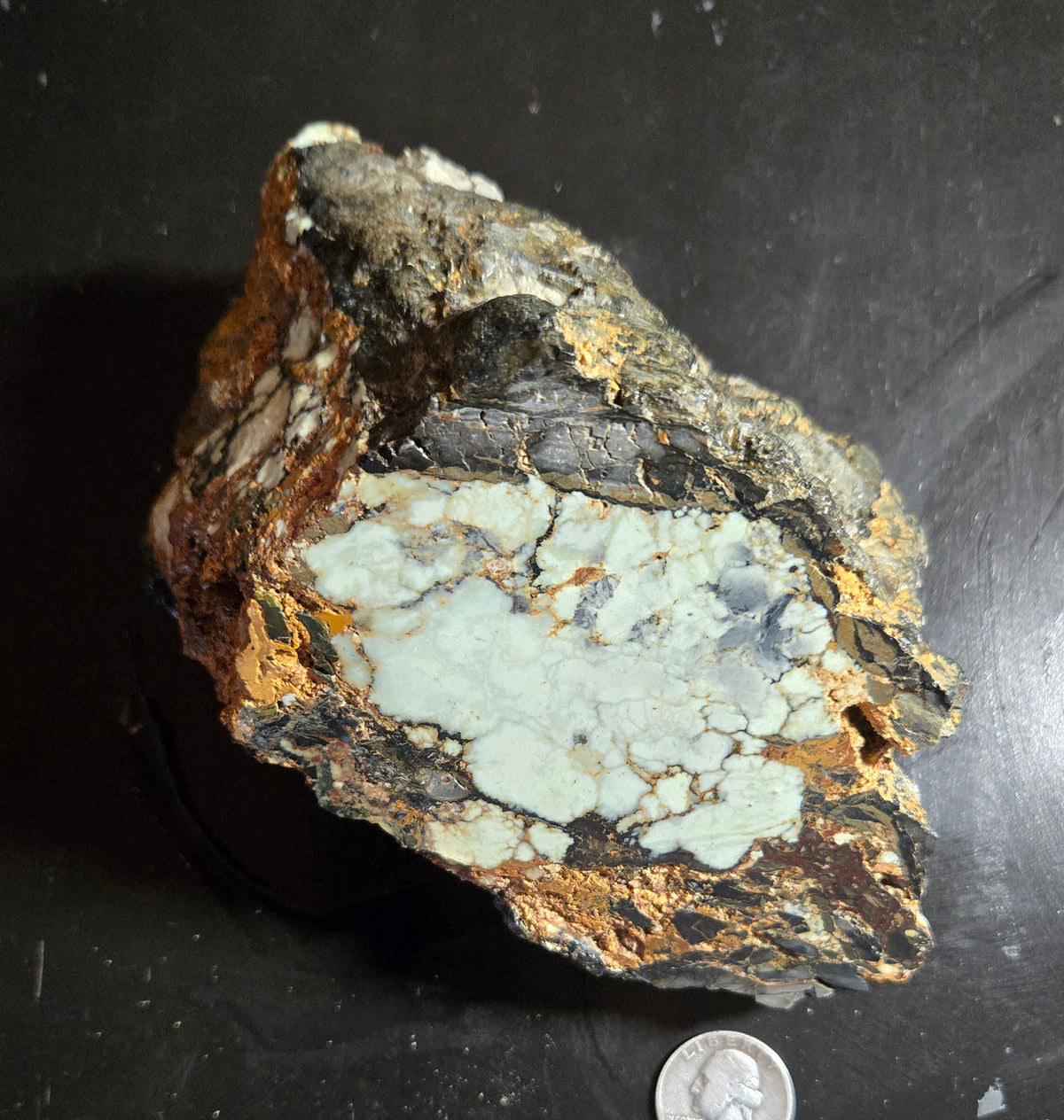 Aloe Variscite rough for cabbing - Natural Nevada Variscite- 1141 grams