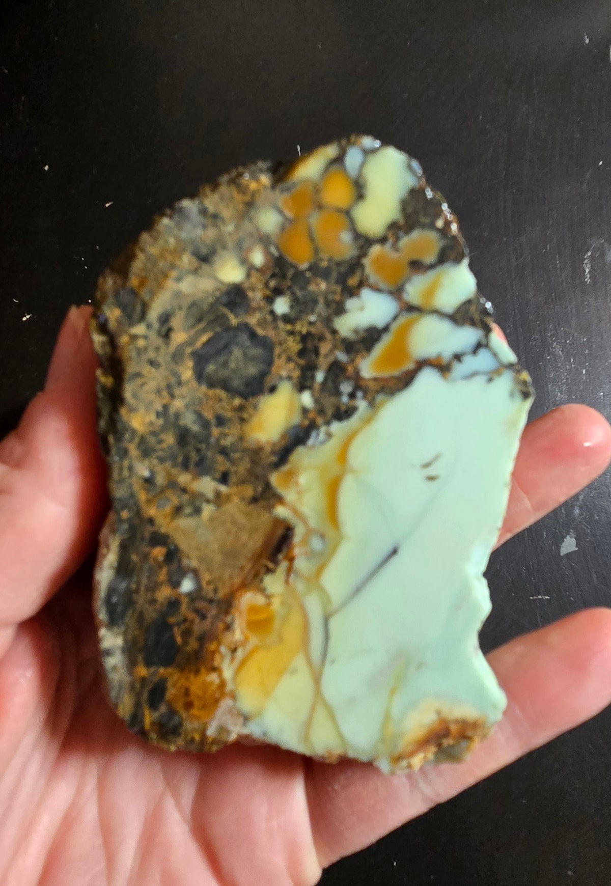 Aloe Variscite rough for cabbing - Natural Nevada Variscite- 448 grams
