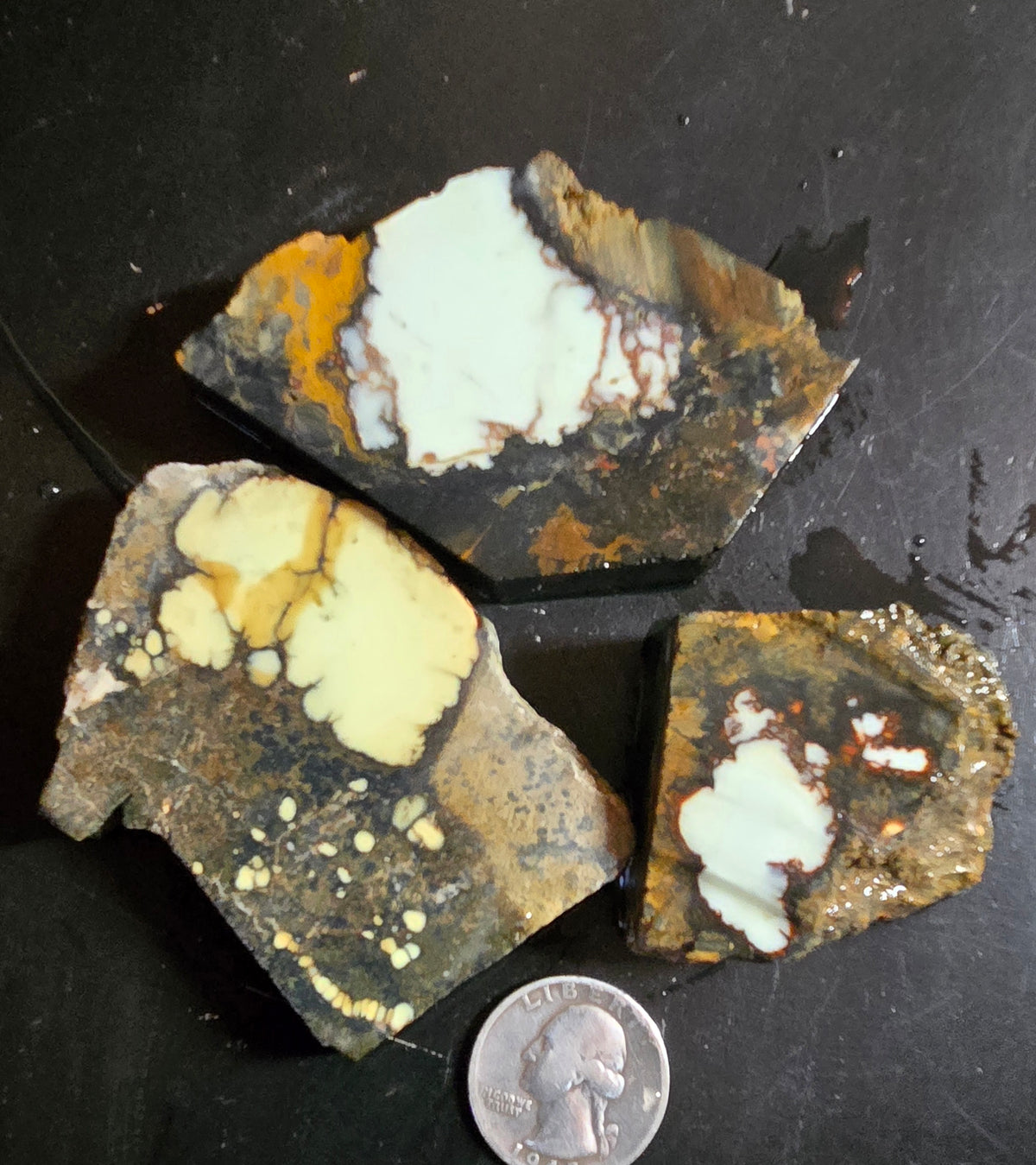 Aloe Variscite rough for cabbing - Natural Nevada Variscite- 205 grams