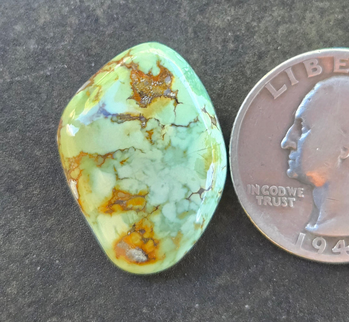 Seven Dwarfs Variscite Cabochon 7D