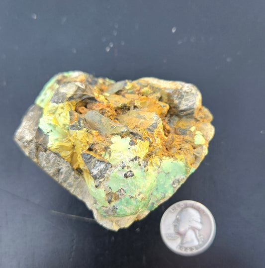Blue Boy Variscite solid green rough for cabbing - Natural Nevada Variscite- 190 grams
