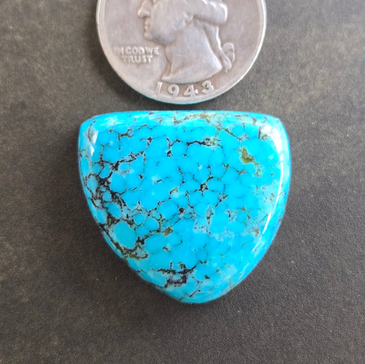 AAA Kingman Kaolin Turquoise Cabochon