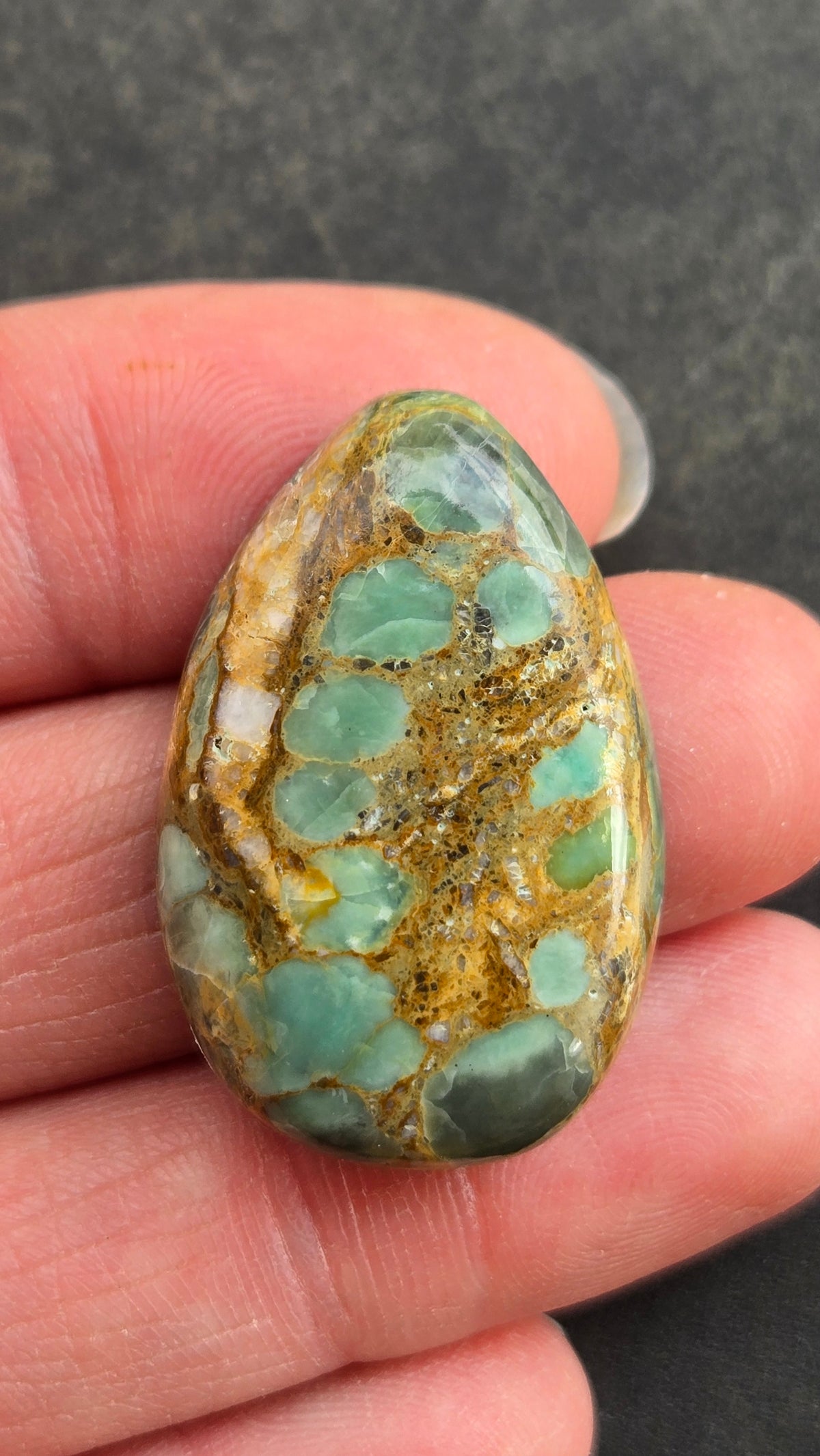 Blue Boy Variscite Cabochon