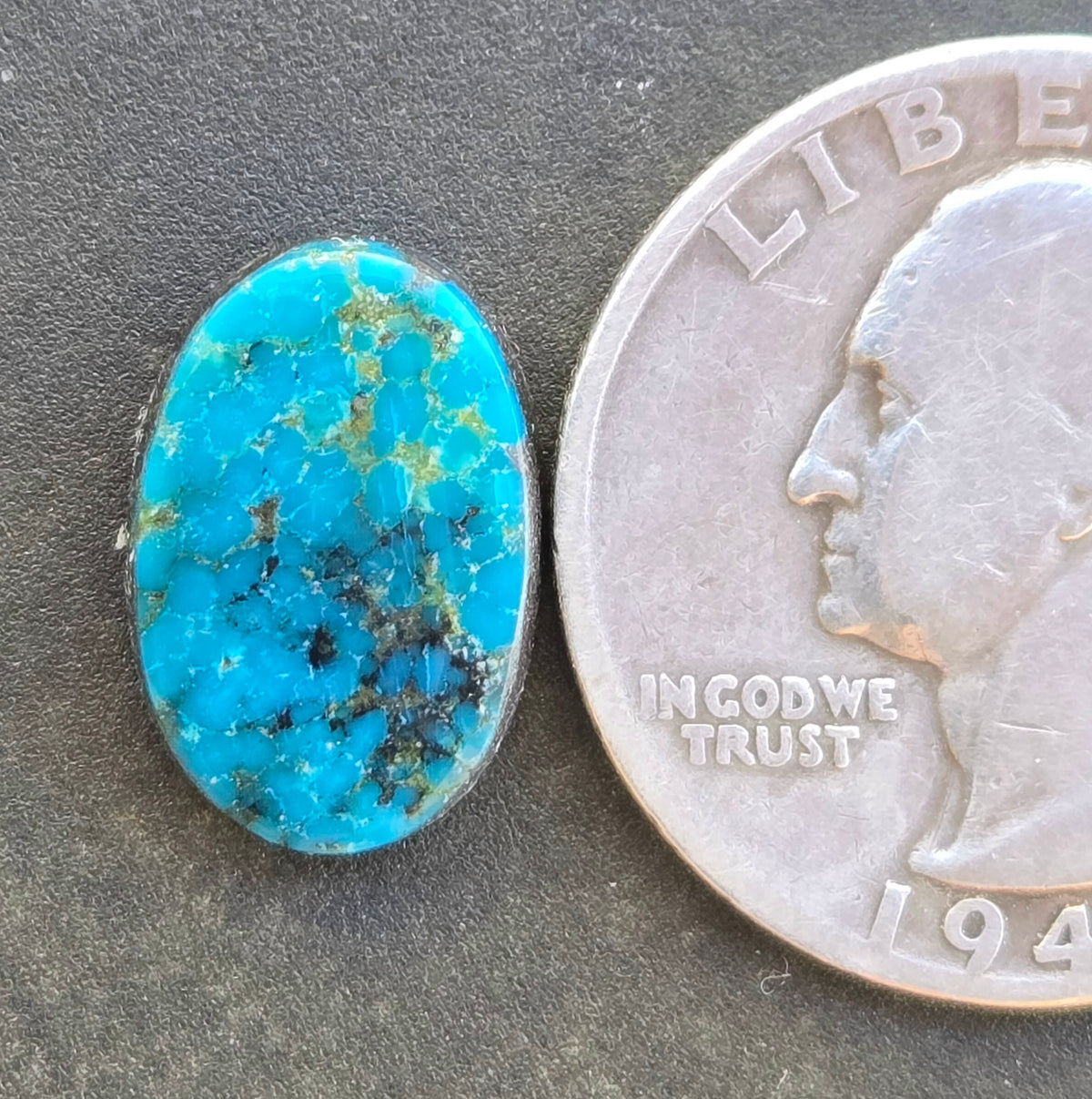 AAA Kingman Turquoise Mountain Cabochon