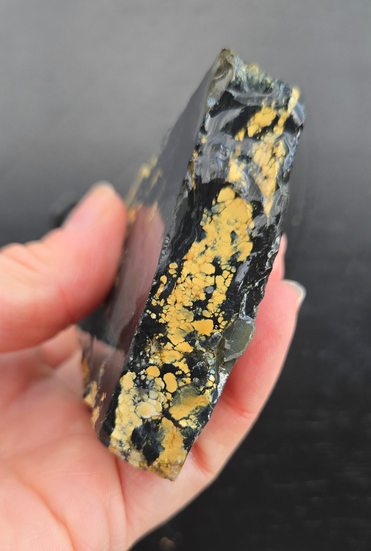 Desert Treasure Variscite rough for cabbing - Solid Yellow Natural Nevada Variscite- 112 grams