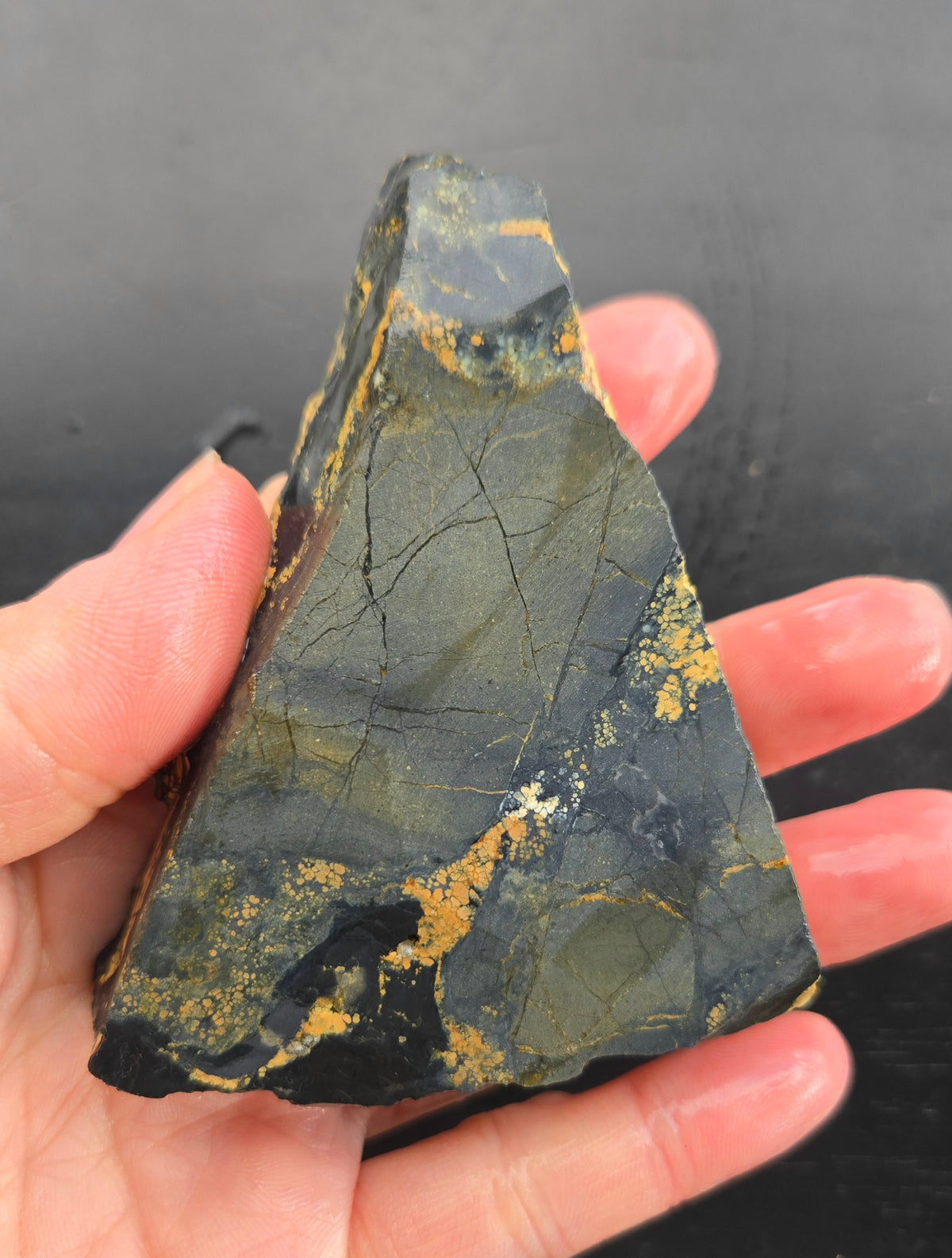 Desert Treasure Variscite rough for cabbing - Solid Yellow Natural Nevada Variscite- 112 grams