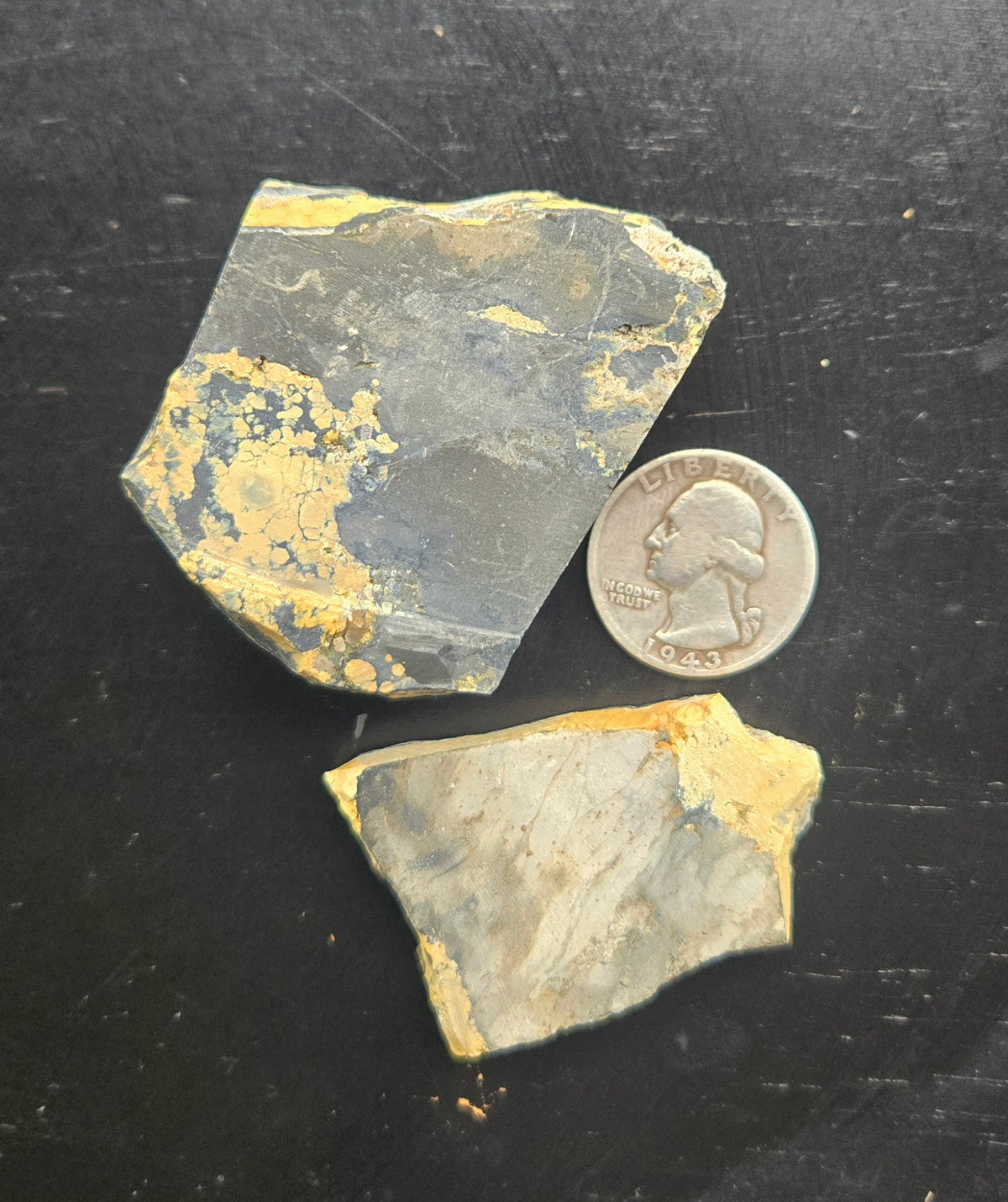 Desert Treasure Variscite rough for cabbing - Solid Yellow Natural Nevada Variscite- 100 grams
