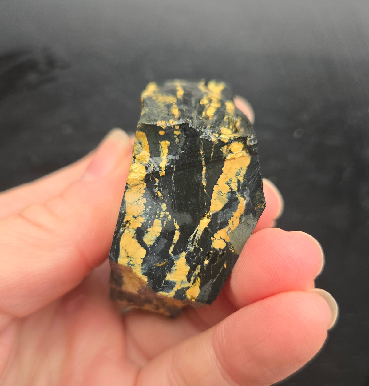 Desert Treasure Variscite rough for cabbing - Solid Yellow Natural Nevada Variscite- 100 grams
