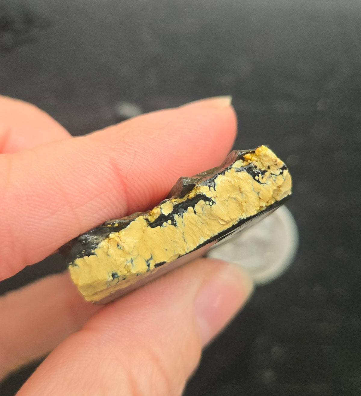 Desert Treasure Variscite rough for cabbing - Solid Yellow Natural Nevada Variscite- 100 grams