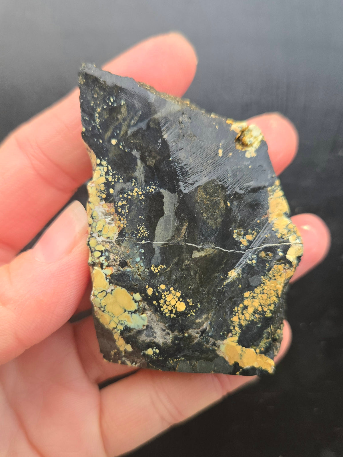 Desert Treasure Variscite rough for cabbing - Solid Yellow Natural Nevada Variscite- 100 grams