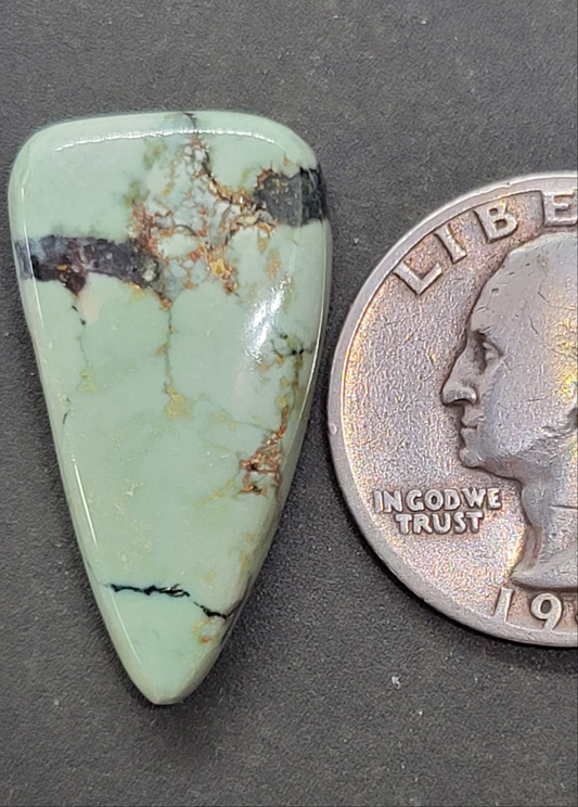 Frog Blossom Variscite Cabochon